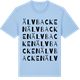 Blue Soul t-shirt med Älvbacken ordlek t-shirt
