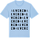 Blue Soul t-shirt med Alvered ordlek t-shirt