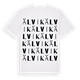 White t-shirt med Älvik ordlek t-shirt