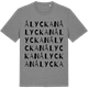 Mid Heather Gray t-shirt med Ålyckan ordlek t-shirt