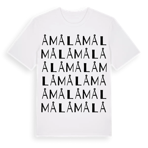 Åmål ordlek t-shirt – ekologisk bomull t-shirt från PinShirt