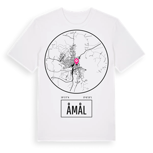 Åmål t-shirt – ekologisk bomull t-shirt från PinShirt