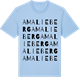 Blue Soul t-shirt med Amalieberg ordlek t-shirt