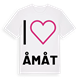 Jag älskar Åmåt t-shirt stort tryck