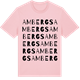 Pink Cotton t-shirt med Ambergs ordlek t-shirt