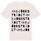 Vintage White t-shirt med Ambjörnsträdet ordlek t-shirt