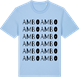 Blue Soul t-shirt med Ambo ordlek t-shirt