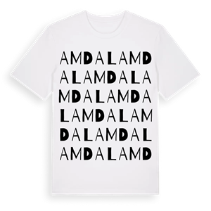 Amdal ordlek t-shirt – ekologisk bomull t-shirt från Pinshirt