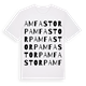 Amfastorp ordlek t-shirt