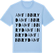 Blue Soul t-shirt med Amfinnryd ordlek t-shirt