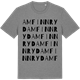 Mid Heather Gray t-shirt med Amfinnryd ordlek t-shirt