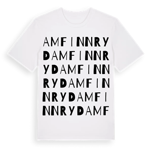Amfinnryd ordlek t-shirt – ekologisk bomull t-shirt från Pinshirt