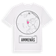 White t-shirt med Ammenäs t-shirt