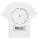 White t-shirt med Ammenäs t-shirt