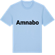 Blue Soul t-shirt med Amnabo fetstil t-shirt