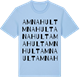 Blue Soul t-shirt med Amnahult ordlek t-shirt