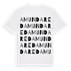 Amundared ordlek t-shirt