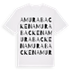 Amurabacken ordlek t-shirt