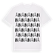 White t-shirt med Ån ordlek t-shirt