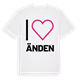 Jag älskar Änden t-shirt stort tryck