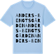 Blue Soul t-shirt med Anders-Bengtsgården ordlek t-shirt