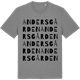 Mid Heather Gray t-shirt med Andersgården ordlek t-shirt