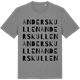 Mid Heather Gray t-shirt med Anderskullen ordlek t-shirt