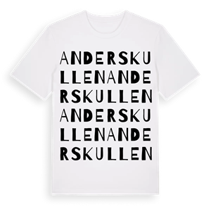 Anderskullen ordlek t-shirt – ekologisk bomull t-shirt från Pinshirt