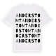 Anderstomt ordlek t-shirt