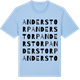 Blue Soul t-shirt med Anderstorp ordlek t-shirt
