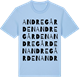 Blue Soul t-shirt med Andregården ordlek t-shirt