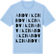 Blue Soul t-shirt med Andviken ordlek t-shirt