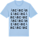 Blue Soul t-shirt med Åne ordlek t-shirt