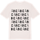 Vintage White t-shirt med Åne ordlek t-shirt