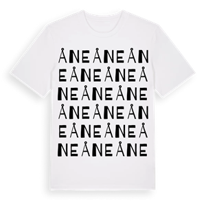 Åne ordlek t-shirt – ekologisk bomull t-shirt från Pinshirt