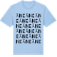 Blue Soul t-shirt med Äne ordlek t-shirt