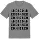 Mid Heather Gray t-shirt med Anered ordlek t-shirt