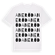 Aneröd ordlek t-shirt