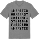 Mid Heather Gray t-shirt med Anfasteröd ordlek t-shirt