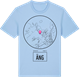 Blue Soul t-shirt med Äng t-shirt