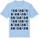 Blue Soul t-shirt med Äng ordlek t-shirt