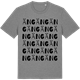 Mid Heather Gray t-shirt med Äng ordlek t-shirt
