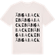Vintage White t-shirt med Ängabacken ordlek t-shirt