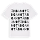 White t-shirt med Ängamot ordlek t-shirt