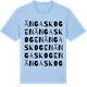 Blue Soul t-shirt med Ängaskogen ordlek t-shirt