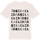 Vintage White t-shirt med Ängebacken ordlek t-shirt