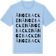 Blue Soul t-shirt med Ängebacken ordlek t-shirt