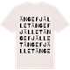 Vintage White t-shirt med Ängefjället ordlek t-shirt