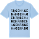 Blue Soul t-shirt med Ängehagen ordlek t-shirt