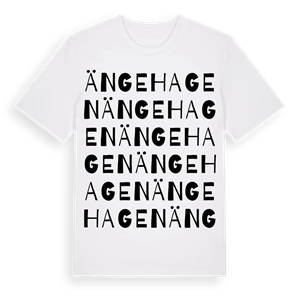 Ängehagen ordlek t-shirt – ekologisk bomull t-shirt från Pinshirt
